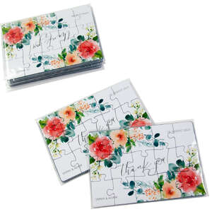 Puzzle kartki 15 elementów - 8 sztuk - 8 x 15 Sztuk