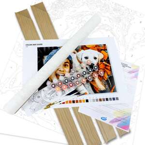 Malowanie po numerach 70x50-Ramka DIY - 238.00 zł